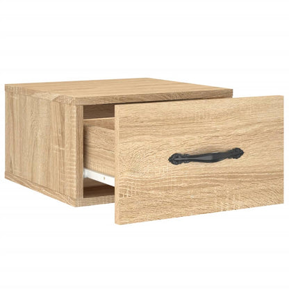 Wand-Nachttisch Sonoma-Eiche 35x35x20 cm