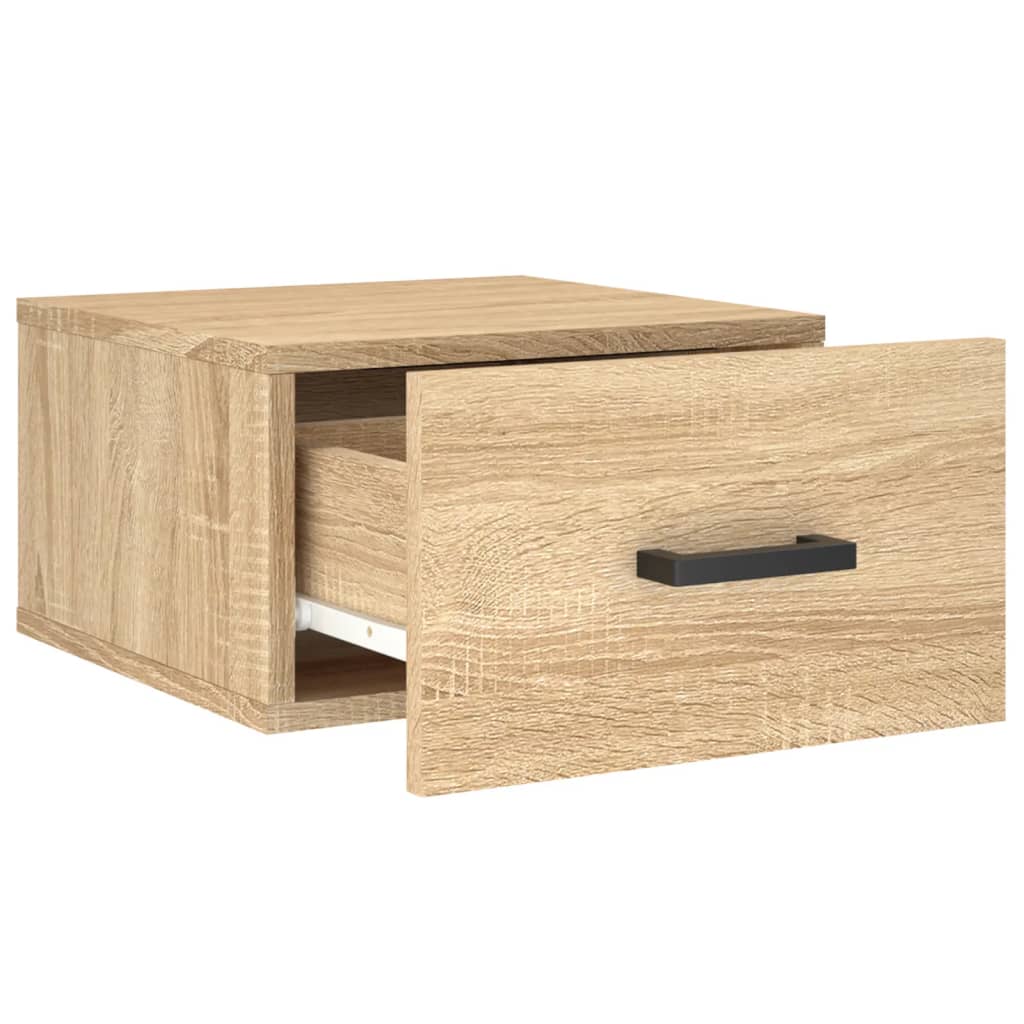 Wand-Nachttisch Sonoma-Eiche 35x35x20 cm