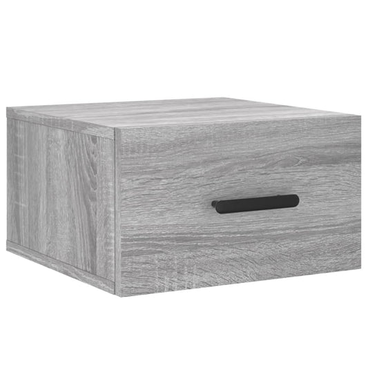 Wand-Nachttisch Grau Sonoma 35x35x20 cm
