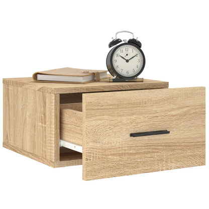 Wand-Nachttisch Sonoma-Eiche 35x35x20 cm