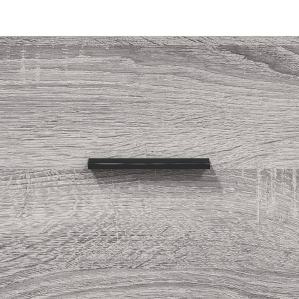 Wand-Nachttisch Grau Sonoma 35x35x20 cm