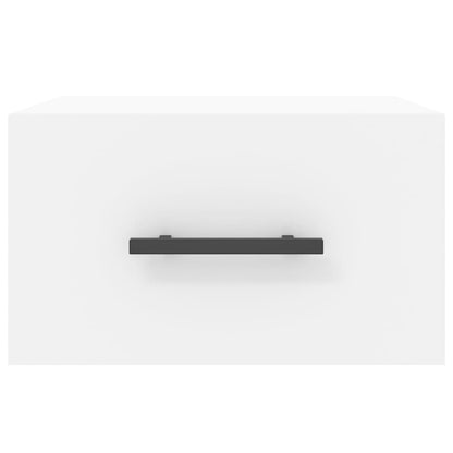 Wand-Nachttische 2 Stk. Weiß 35x35x20 cm