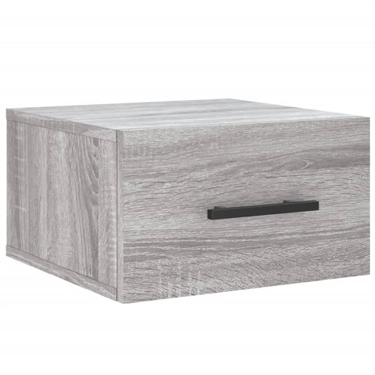 Wand-Nachttisch Grau Sonoma 35x35x20 cm