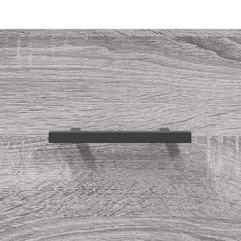 Wand-Nachttisch Grau Sonoma 35x35x20 cm