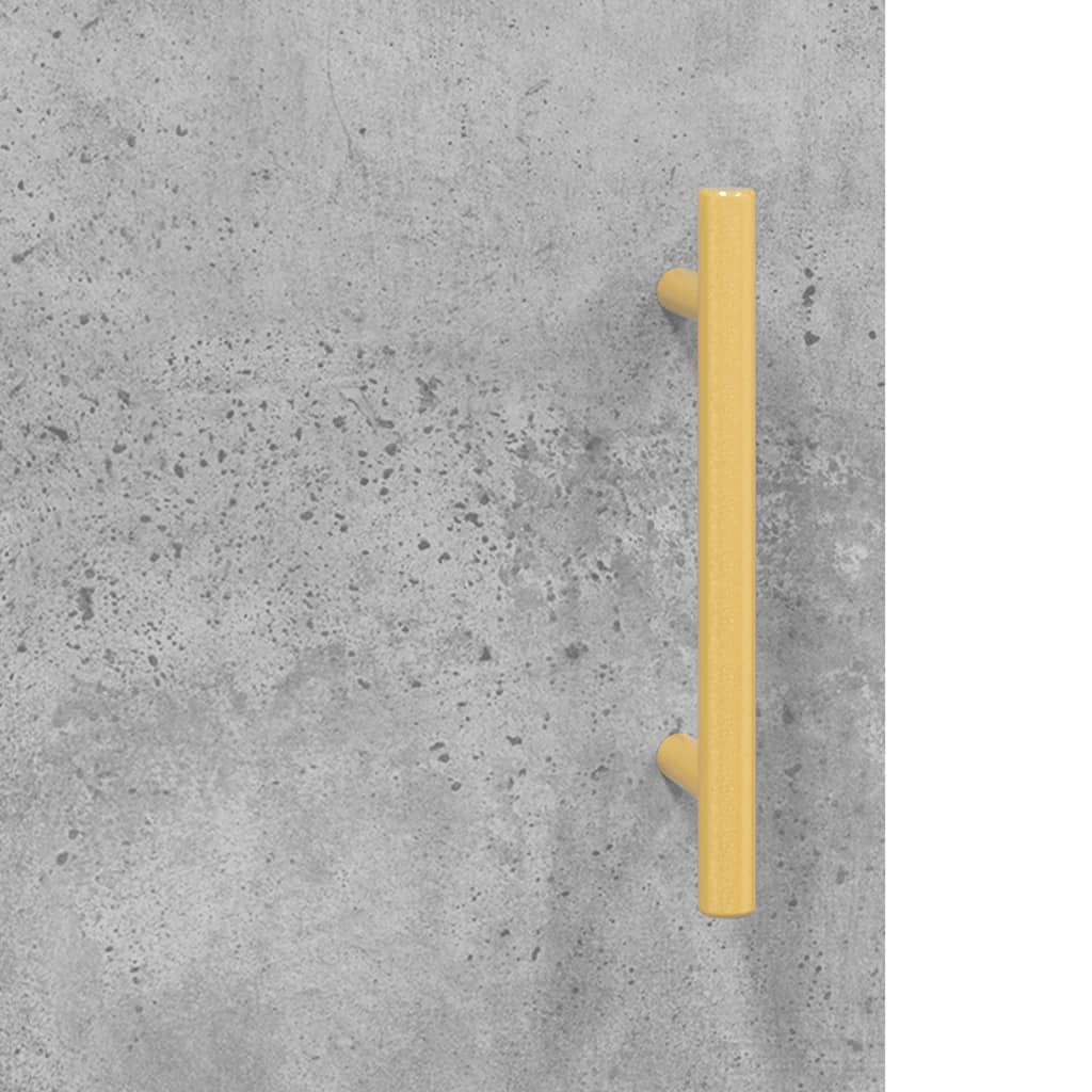 Wandschrank Betongrau 60x31x70 cm Holzwerkstoff