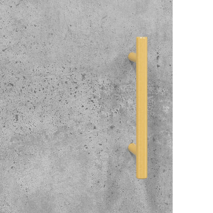 Wandschrank Betongrau 60x31x70 cm Holzwerkstoff