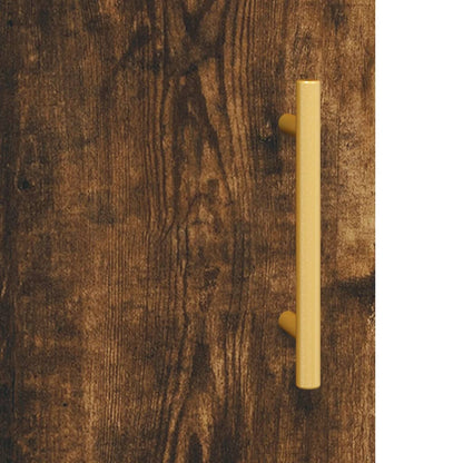 Wandschrank Räuchereiche 60x31x70 cm Holzwerkstoff