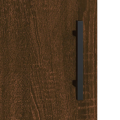 Wandschrank Braun Eichen-Optik 60x31x70 cm Holzwerkstoff