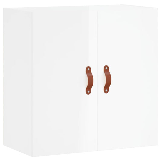 Wandschrank Hochglanz-Weiß 60x31x60 cm Holzwerkstoff