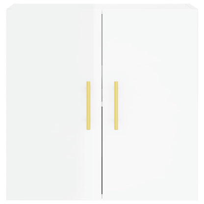 Wandschrank Hochglanz-Weiß 60x31x60 cm Holzwerkstoff