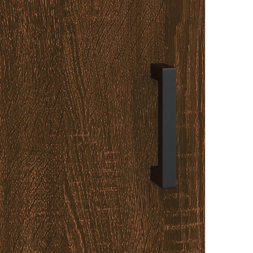 Wandschrank Braun Eichen-Optik 60x31x60 cm Holzwerkstoff