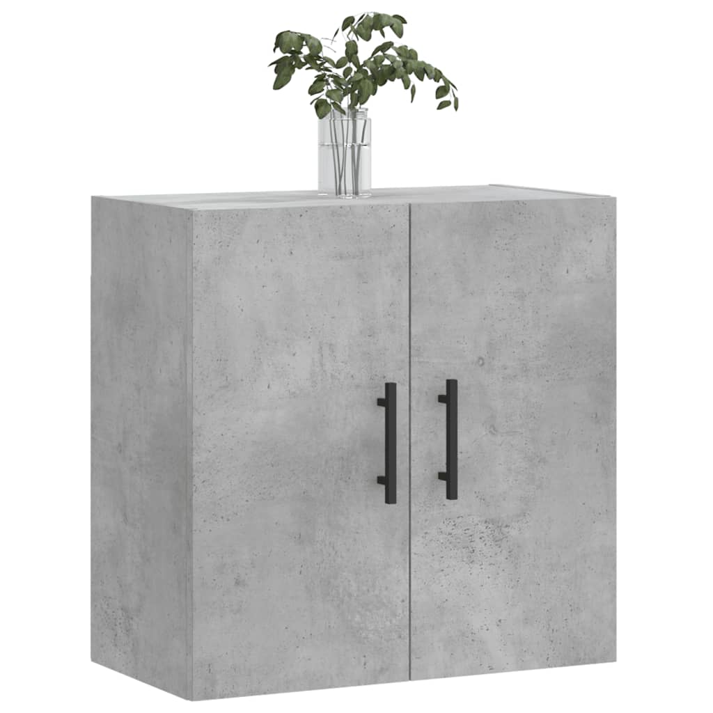 Wandschrank Betongrau 60x31x60 cm Holzwerkstoff
