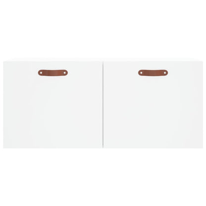 Wandschrank Weiß 80x36,5x35 cm Holzwerkstoff