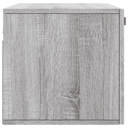 Wandschrank Grau Sonoma 80x36,5x35 cm Holzwerkstoff