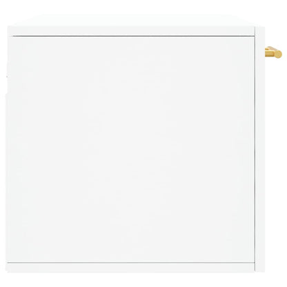 Wandschrank Weiß 80x36,5x35 cm Holzwerkstoff