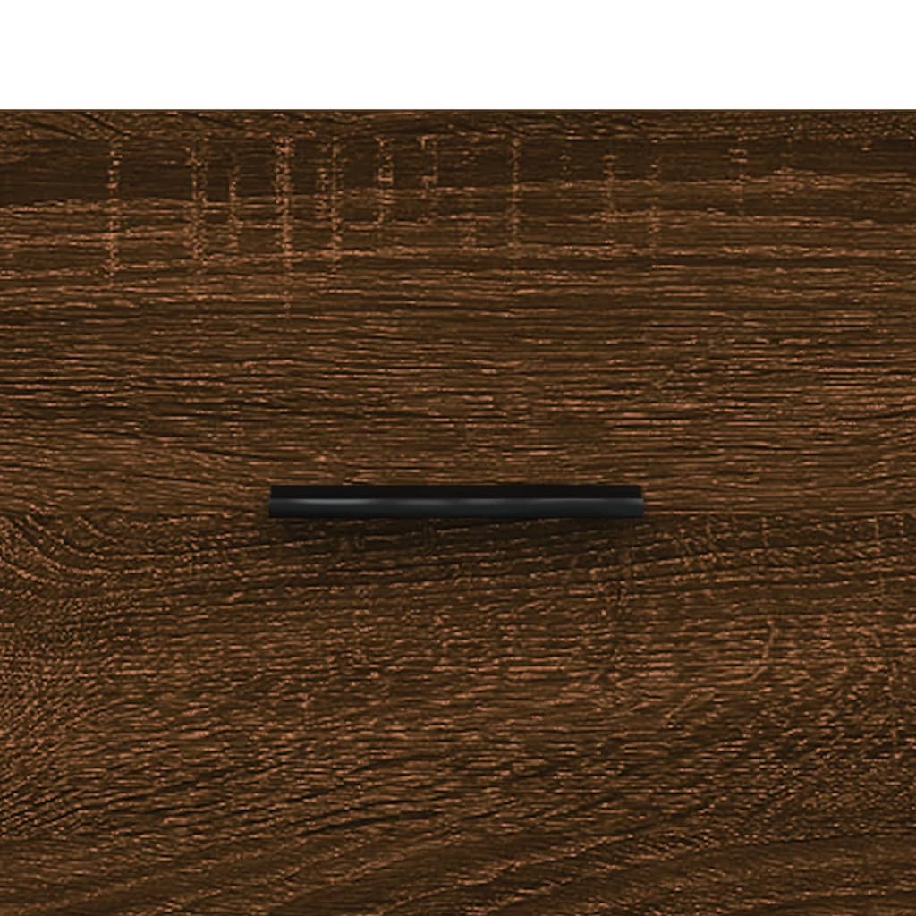 Wandschrank Braun Eichen-Optik 80x36,5x35 cm Holzwerkstoff