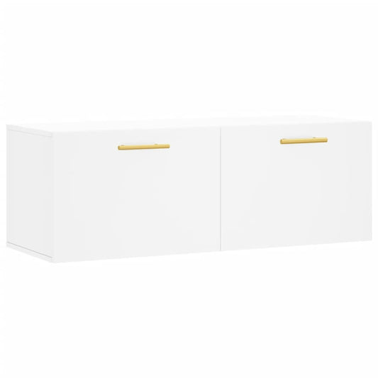 Wandschrank Weiß 100x36,5x35 cm Holzwerkstoff