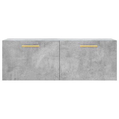 Wandschrank Betongrau 100x36,5x35 cm Holzwerkstoff