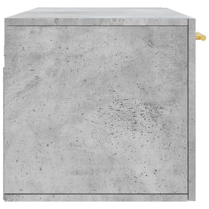 Wandschrank Betongrau 100x36,5x35 cm Holzwerkstoff