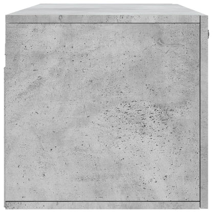 Wandschrank Betongrau 100x36,5x35 cm Holzwerkstoff