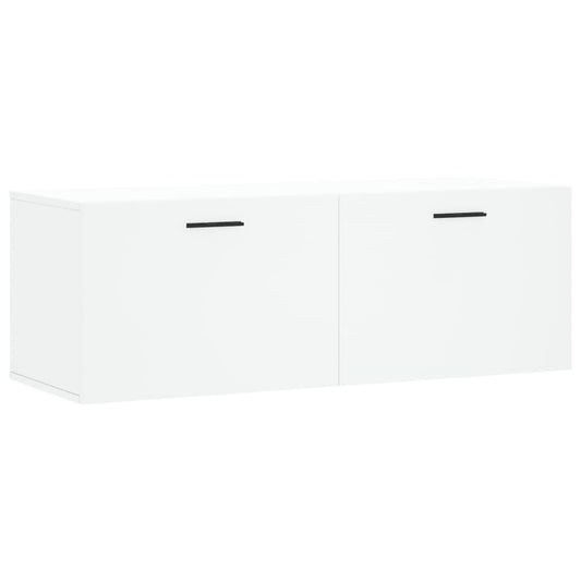 Wandschrank Weiß 100x36,5x35 cm Holzwerkstoff