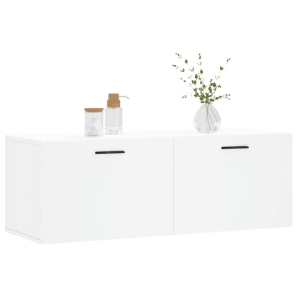Wandschrank Weiß 100x36,5x35 cm Holzwerkstoff