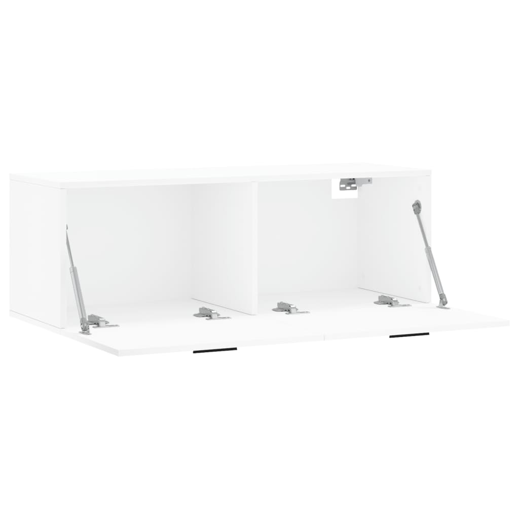 Wandschrank Weiß 100x36,5x35 cm Holzwerkstoff