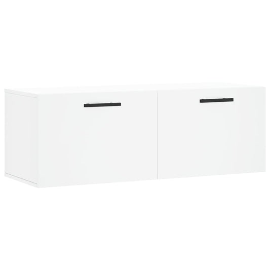 Wandschrank Weiß 100x36,5x35 cm Holzwerkstoff