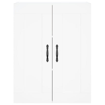 Wandschrank Weiß 69,5x34x90 cm Holzwerkstoff