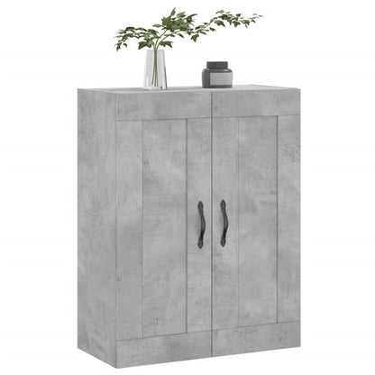 Wandschrank Betongrau 69,5x34x90 cm Holzwerkstoff