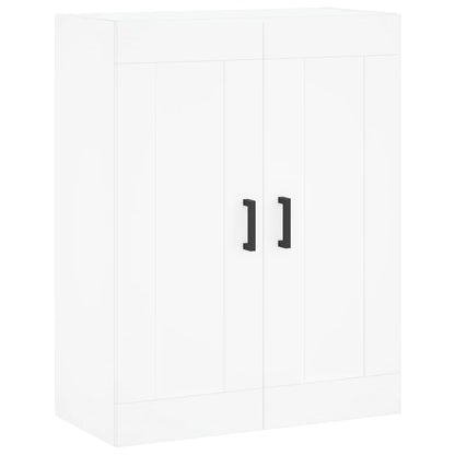 Wandschrank Weiß 69,5x34x90 cm Holzwerkstoff