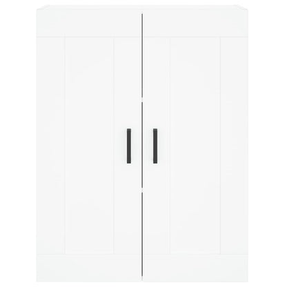 Wandschrank Weiß 69,5x34x90 cm Holzwerkstoff