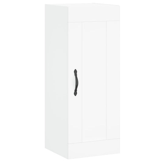 Wandschrank Weiß 34,5x34x90 cm Holzwerkstoff