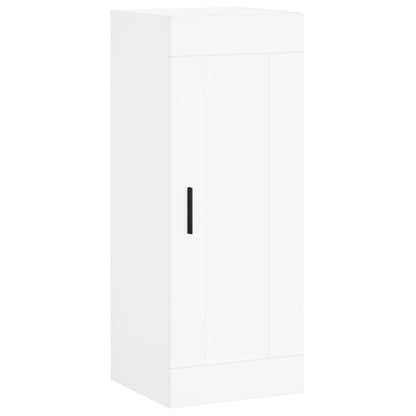 Wandschrank Weiß 34,5x34x90 cm Holzwerkstoff