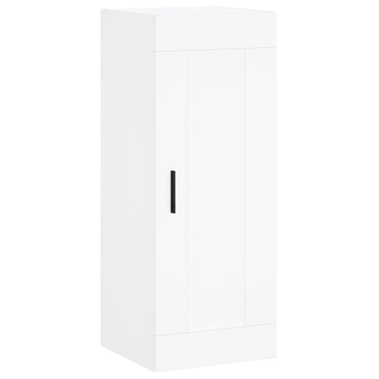 Wandschrank Weiß 34,5x34x90 cm Holzwerkstoff