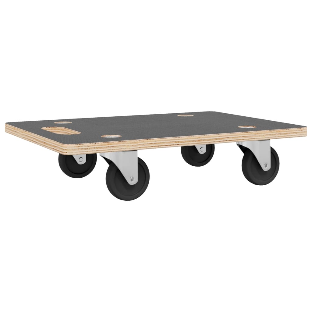 Transportroller 2 Stk. Rechteckig 80x55x11,5 cm 250 kg