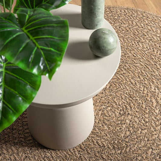 Teppich ZIZUR 120 cm Jute-Optik Indoor und Outdoor