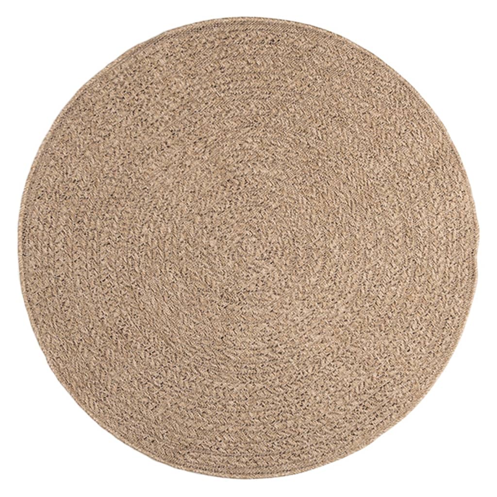 Teppich ZIZUR 120 cm Jute-Optik Indoor und Outdoor
