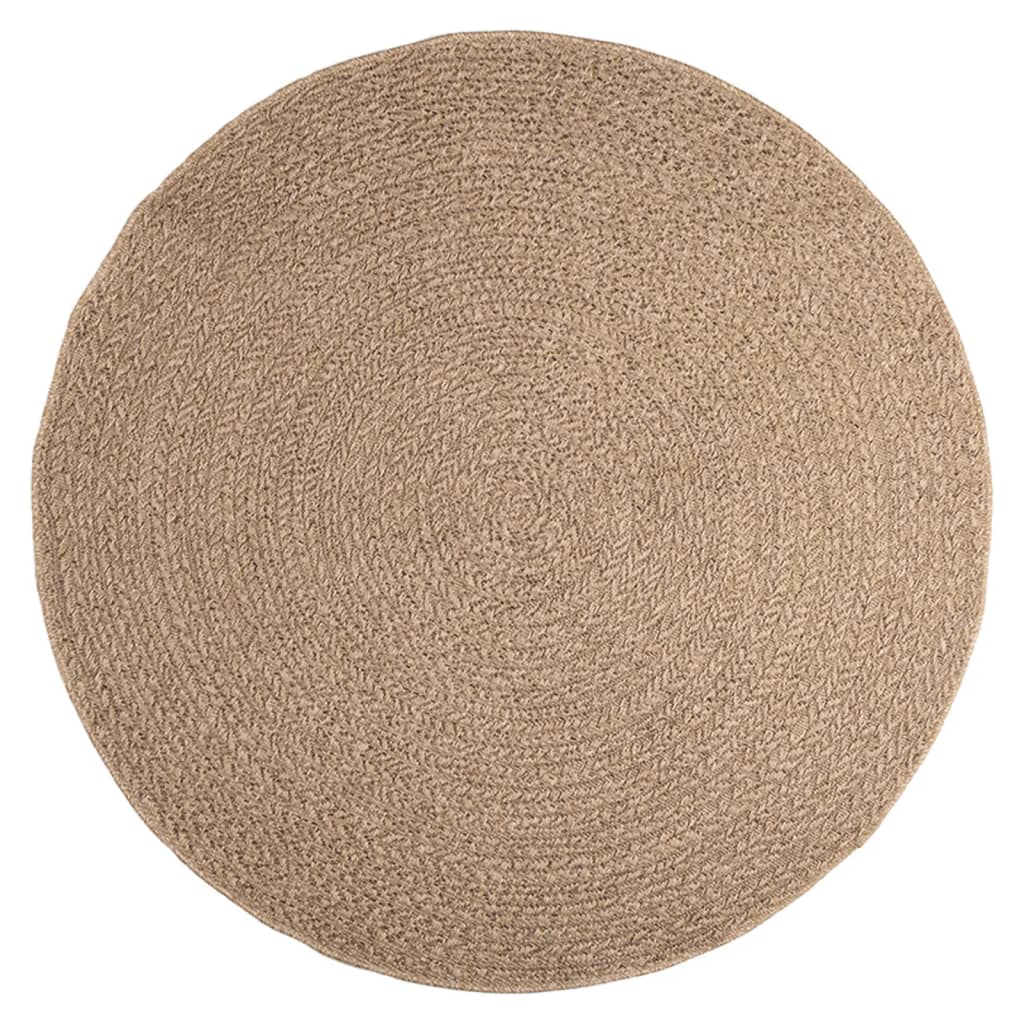 Teppich ZIZUR 160 cm Jute-Optik Indoor und Outdoor