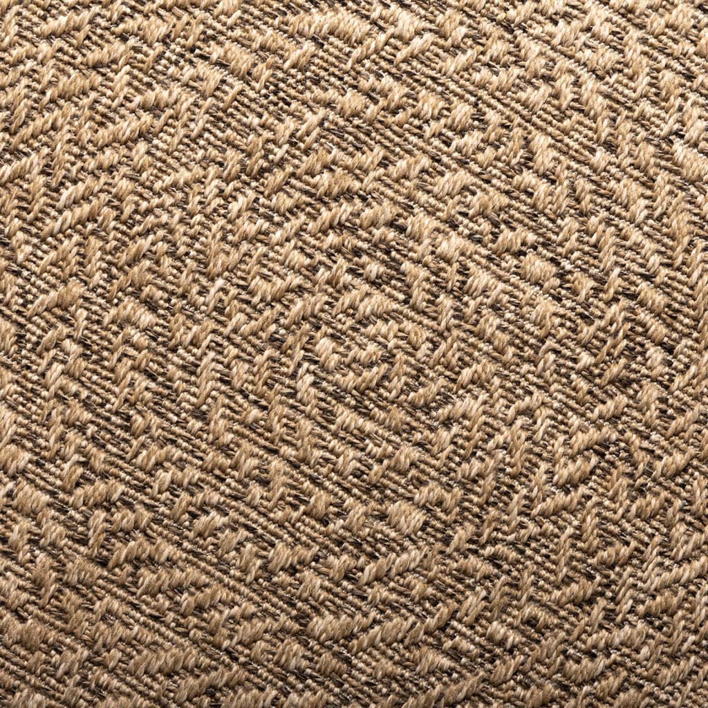 Teppich ZIZUR 160 cm Jute-Optik Indoor und Outdoor