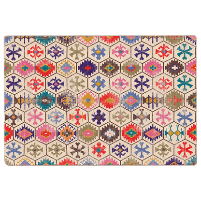 Teppich Waschbar Mehrfarbig 190x300 cm Rutschfest