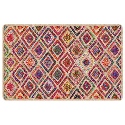 Teppich Waschbar Mehrfarbig 190x300 cm Rutschfest