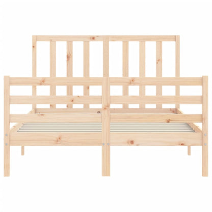 Massivholzbett ohne Matratze 140x190 cm Kiefernholz