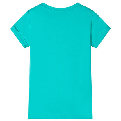 Kinder-T-Shirt Minzgrün 128