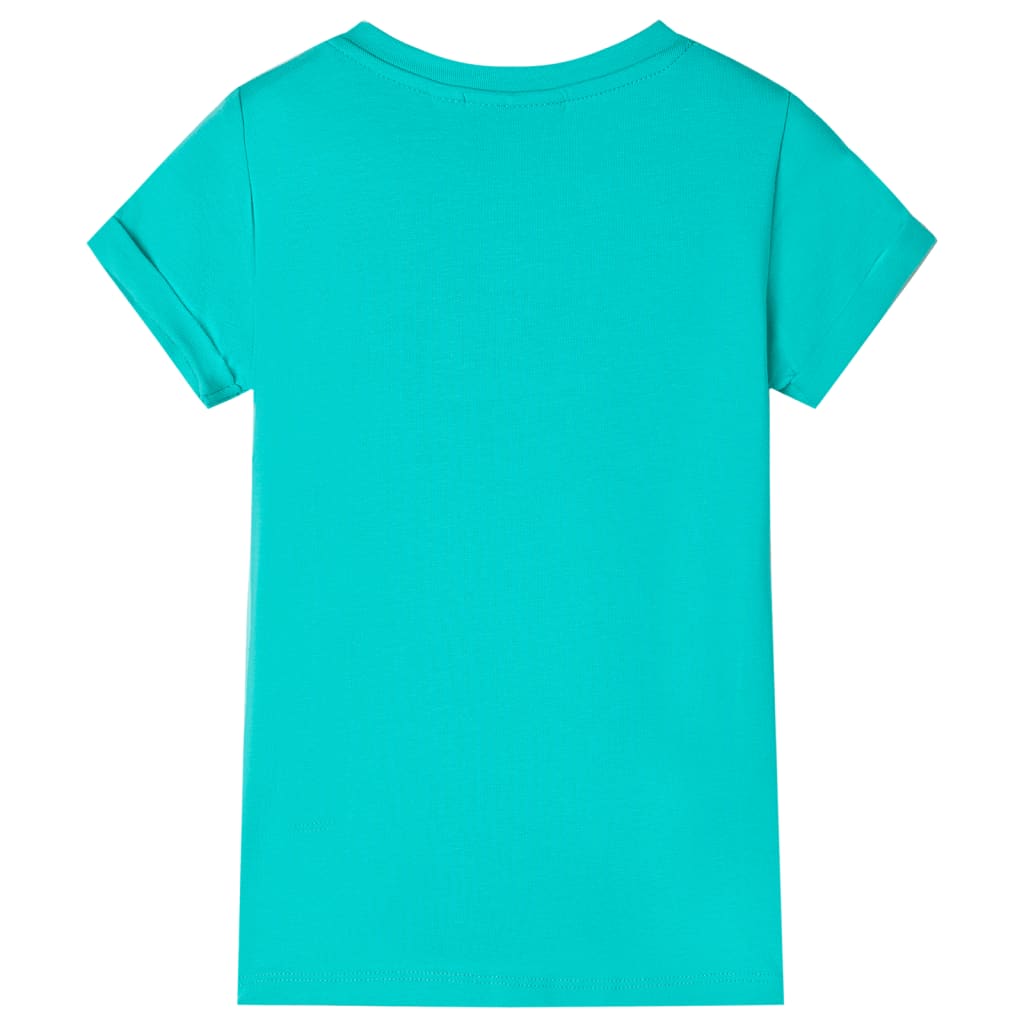 Kinder-T-Shirt Minzgrün 140