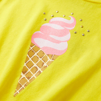 Kinder-T-Shirt Gelb 104