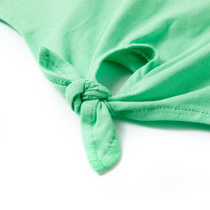 Kinder-T-Shirt Hellgrün 128