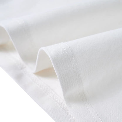 Kinder-T-Shirt mit Rüschenärmeln Ecru 92
