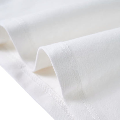 Kinder-T-Shirt mit Rüschenärmeln Ecru 128