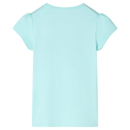 Kinder-T-Shirt Hellblau 104